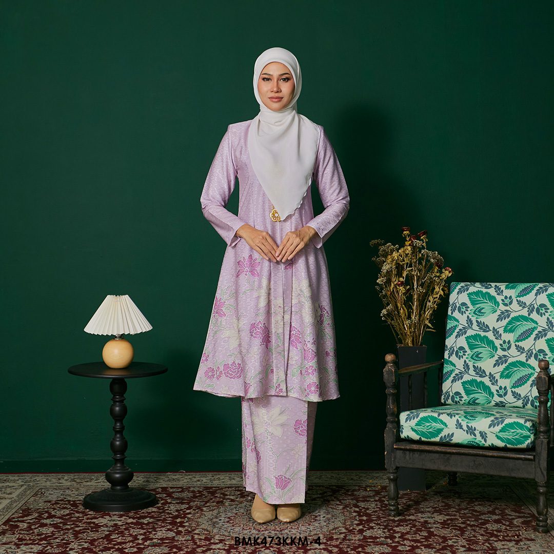 Kebarung Batiq Mia in Dusty Purple (BMK473KKM-4)