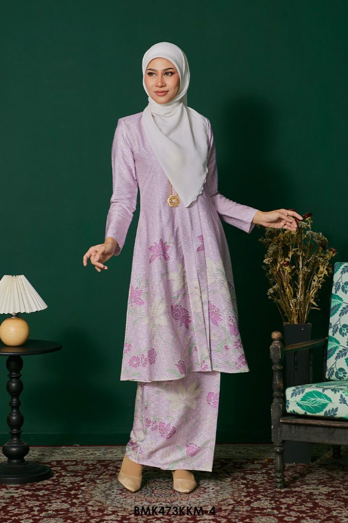 Kebarung Batiq Mia in Dusty Purple (BMK473KKM-4)