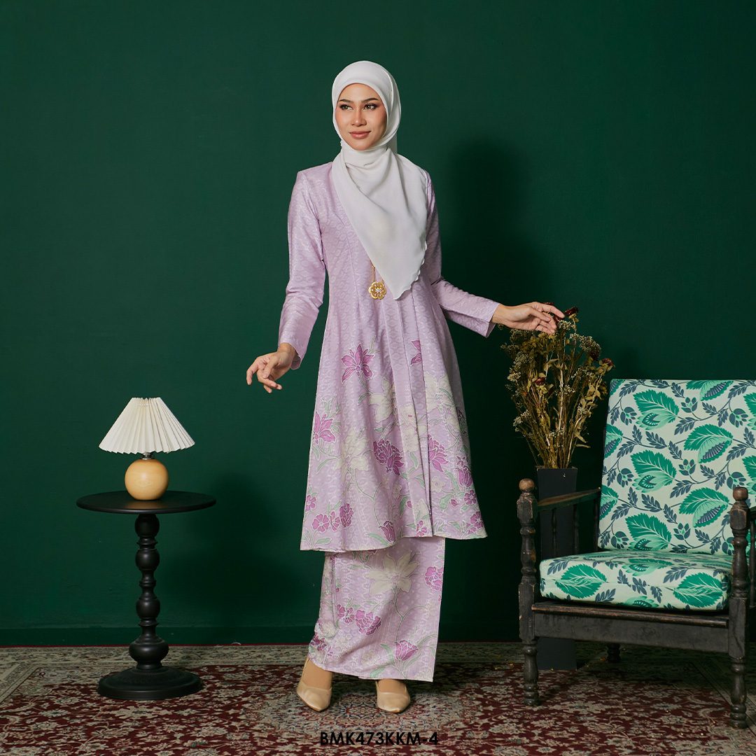 Kebarung Batiq Mia in Dusty Purple (BMK473KKM-4) - Image 2