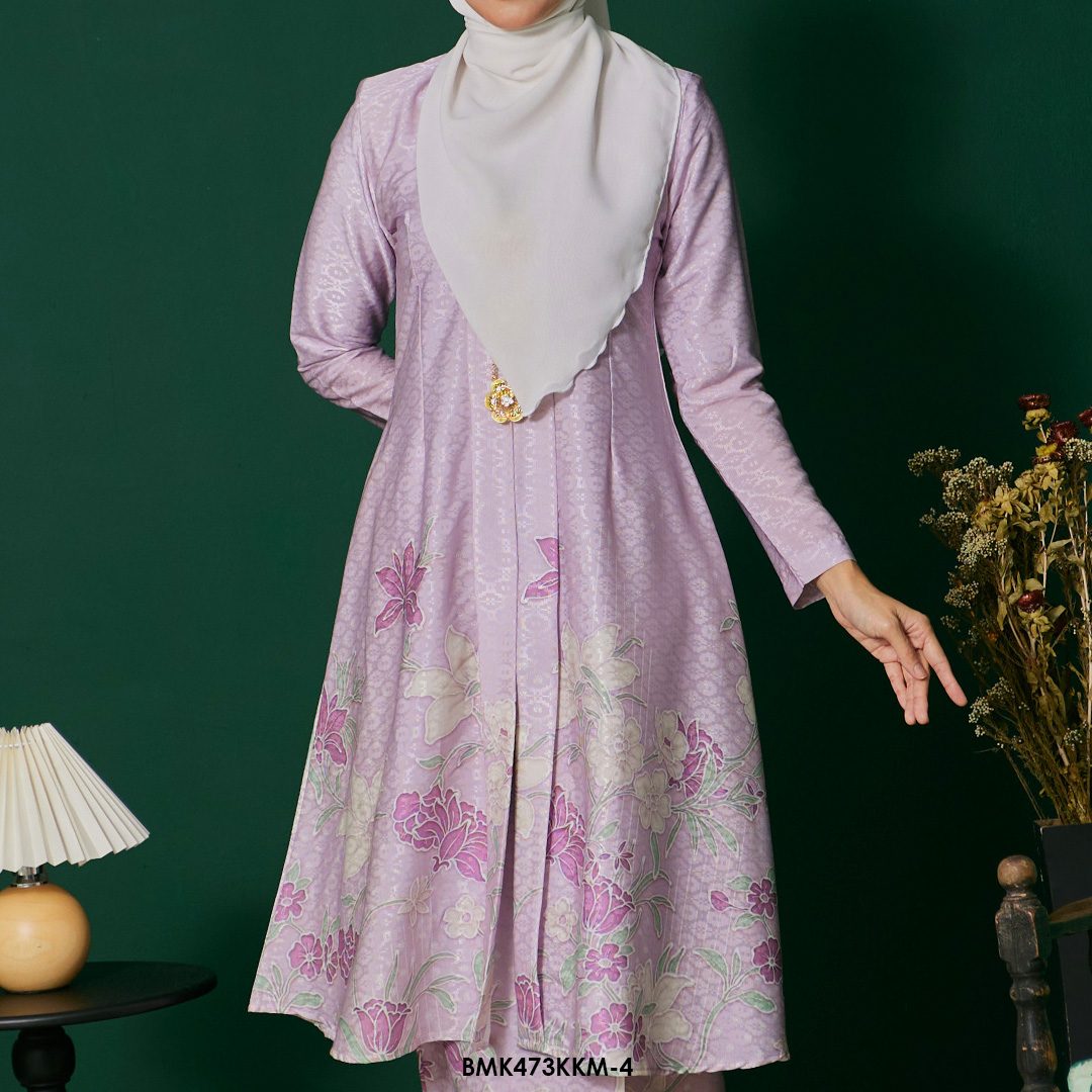 Kebarung Batiq Mia in Dusty Purple (BMK473KKM-4) - Image 3