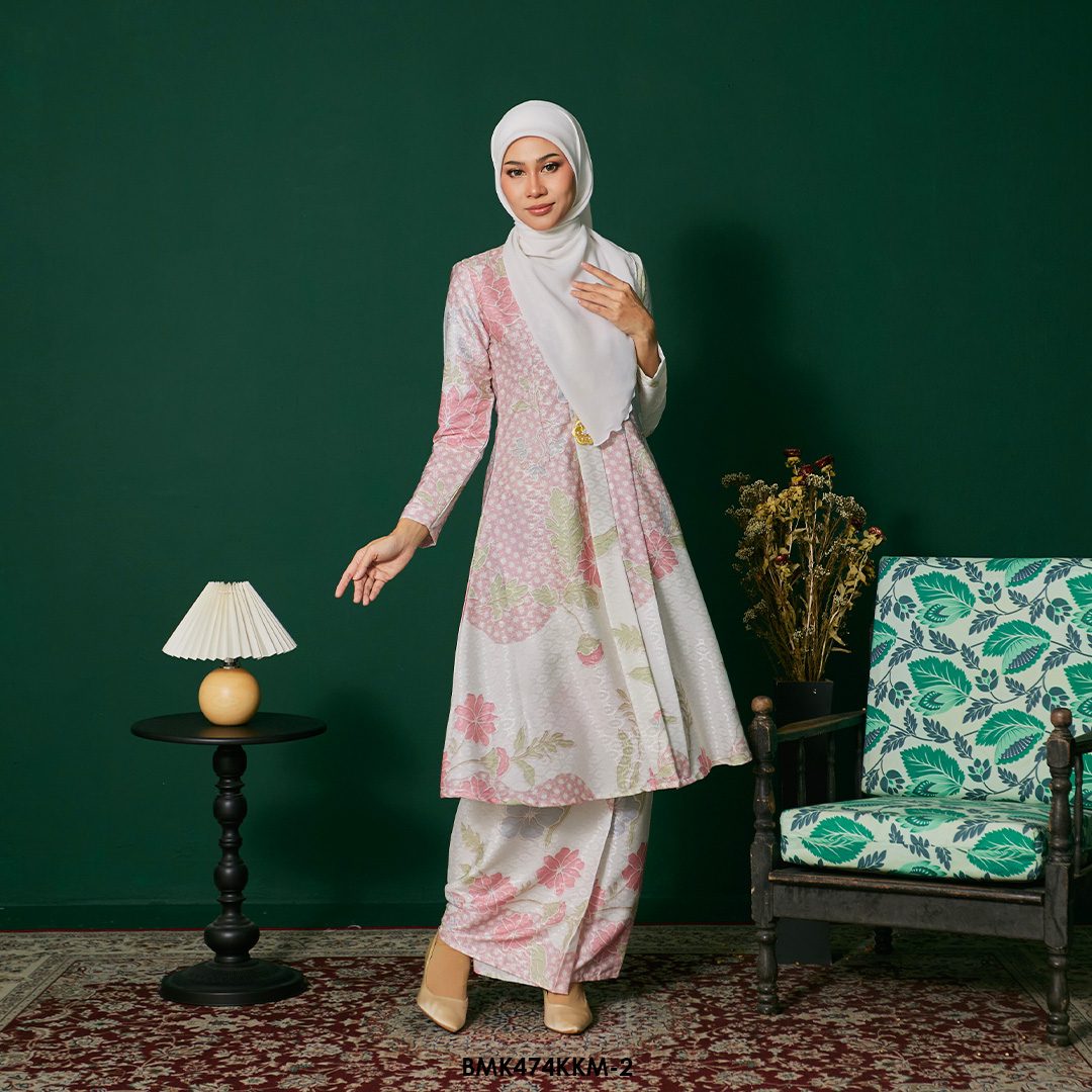 Kebarung Batiq Mia in Soft Pink (BMK474KKM-2) - Image 2