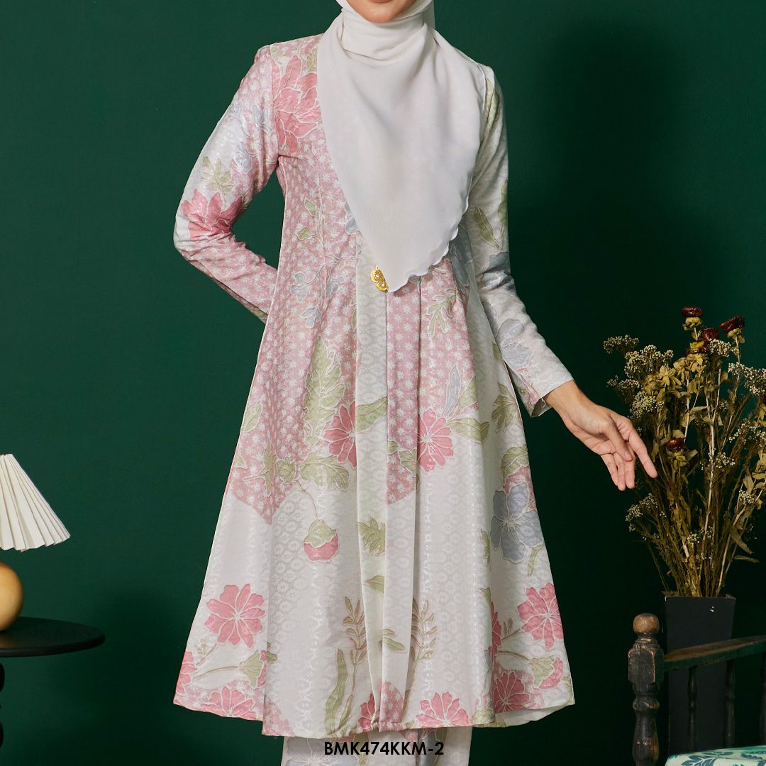 Kebarung Batiq Mia in Soft Pink (BMK474KKM-2) - Image 3