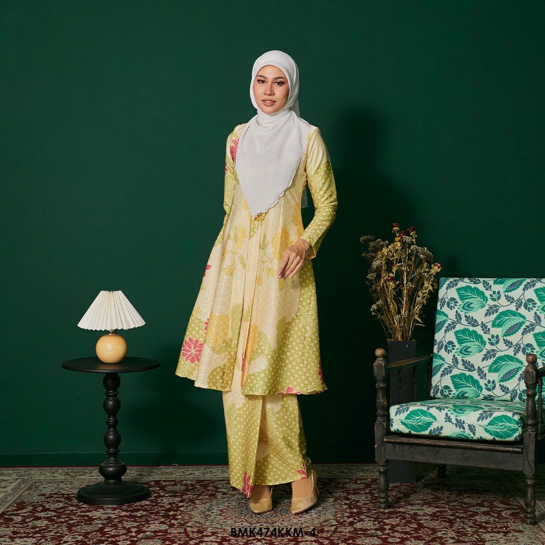 Kebarung Batiq Mia in Olive (BMK474KKM-4) - Image 2