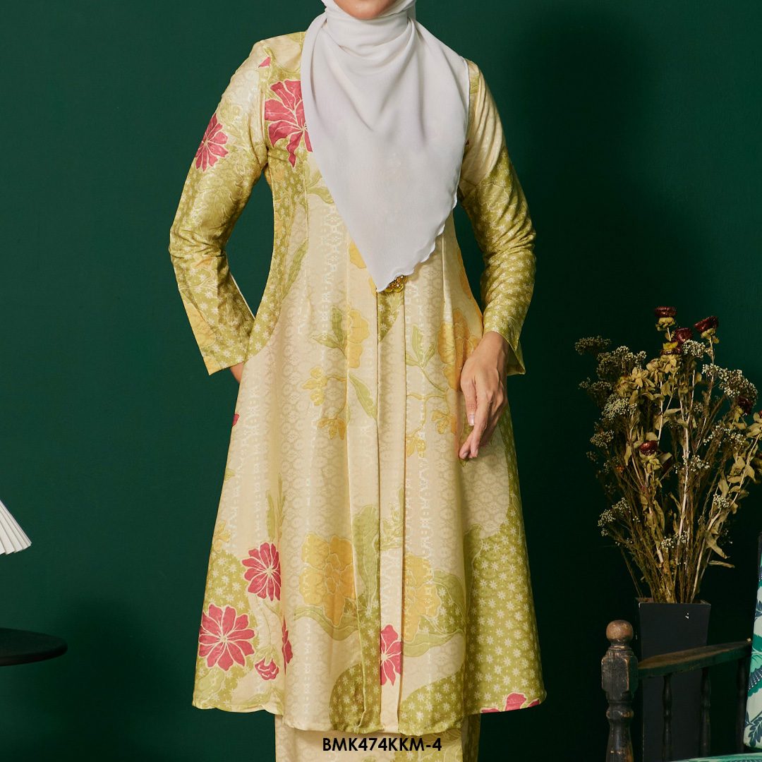 Kebarung Batiq Mia in Olive (BMK474KKM-4) - Image 3