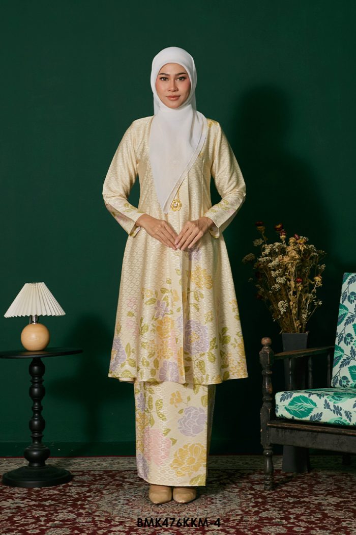 Kebarung Batiq Mia in Light Yellow (BMK476KKM-4)