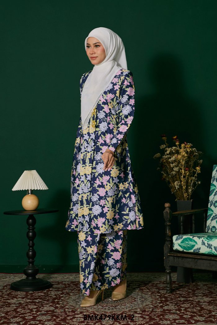 Kebarung Batiq Mia in Dark Blue (BMK479KKM-2)