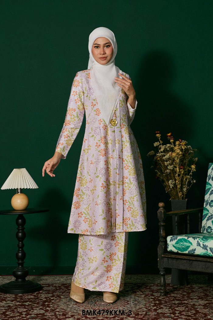 Kebarung Batiq Mia in Pastel Purple (BMK479KKM-3)