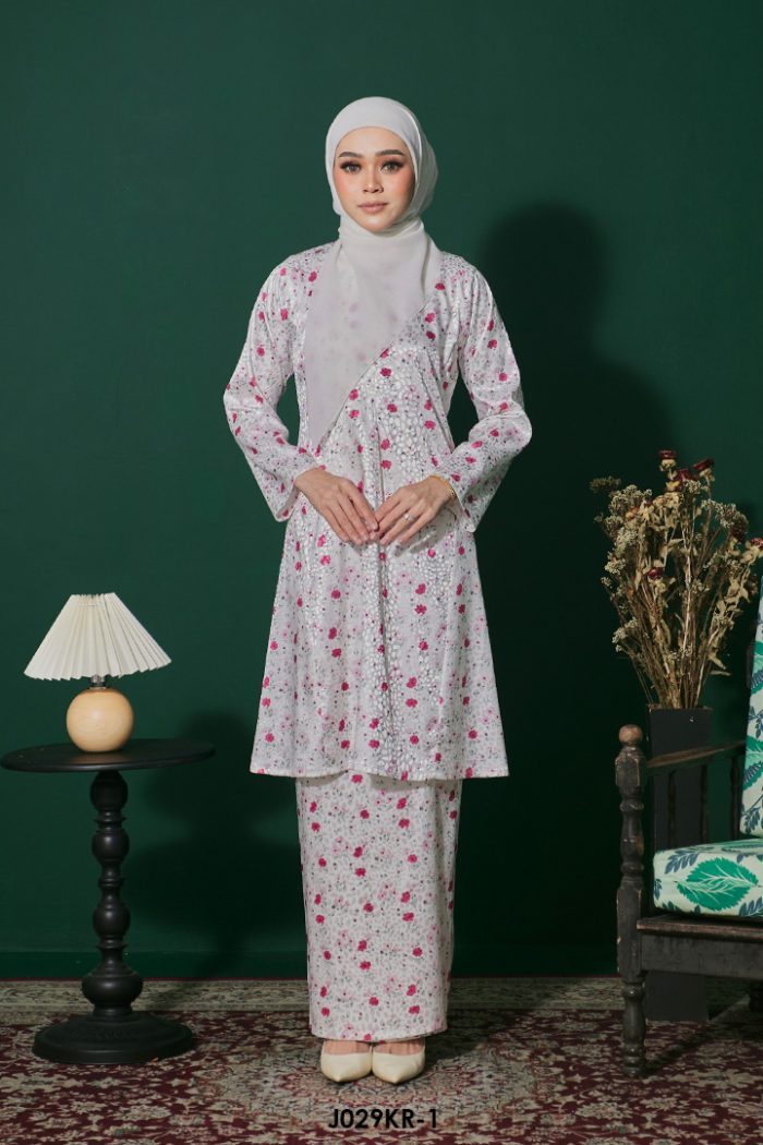 Riau Kurung in White (J029KR-1)