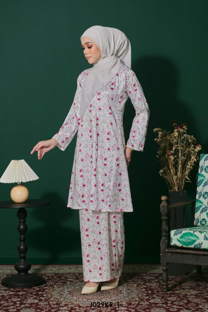 Riau Kurung in White (J029KR-1)