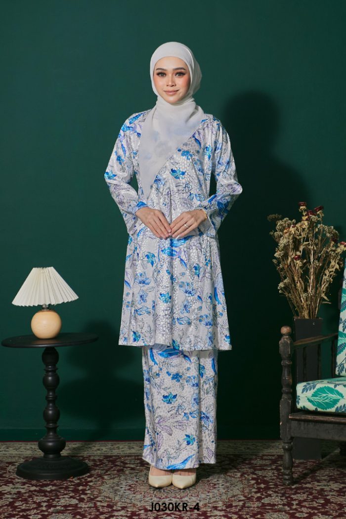 Riau Kurung in Blue (J030KR-4)