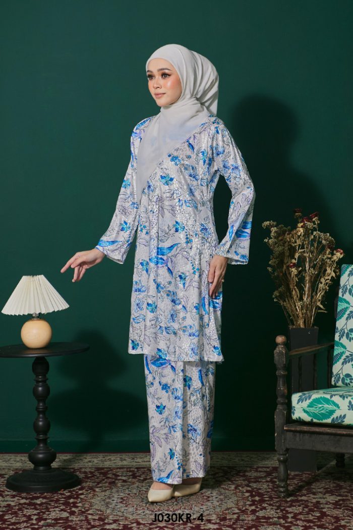 Riau Kurung in Blue (J030KR-4)