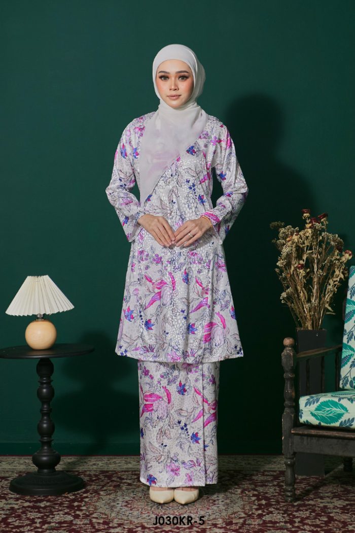 Riau Kurung in Pink Purple (J030KR-5)