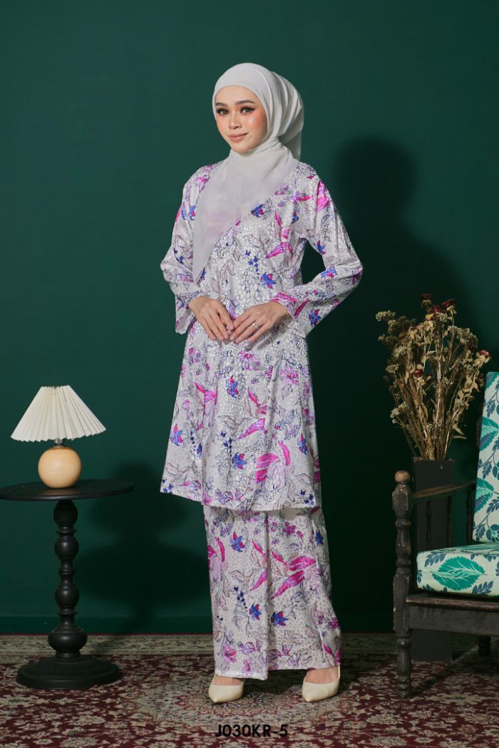 Riau Kurung in Pink Purple (J030KR-5)