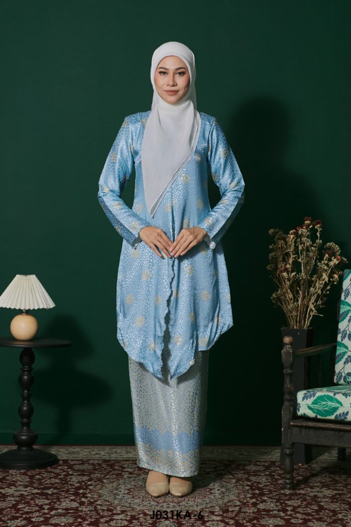 Kebaya Anggun 2.0 in Light Teal (J031KA-6)