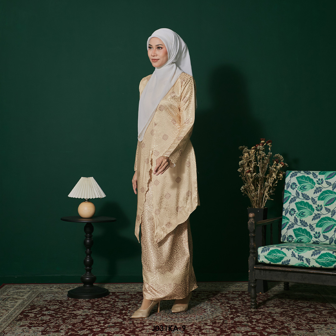 Kebaya Anggun 2.0 in Corn Yellow (J031KA-9) - Image 2