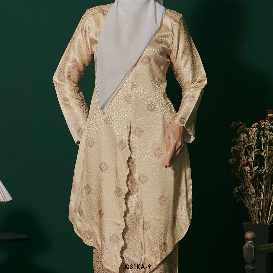 Kebaya Anggun 2.0 in Corn Yellow (J031KA-9) - Image 4