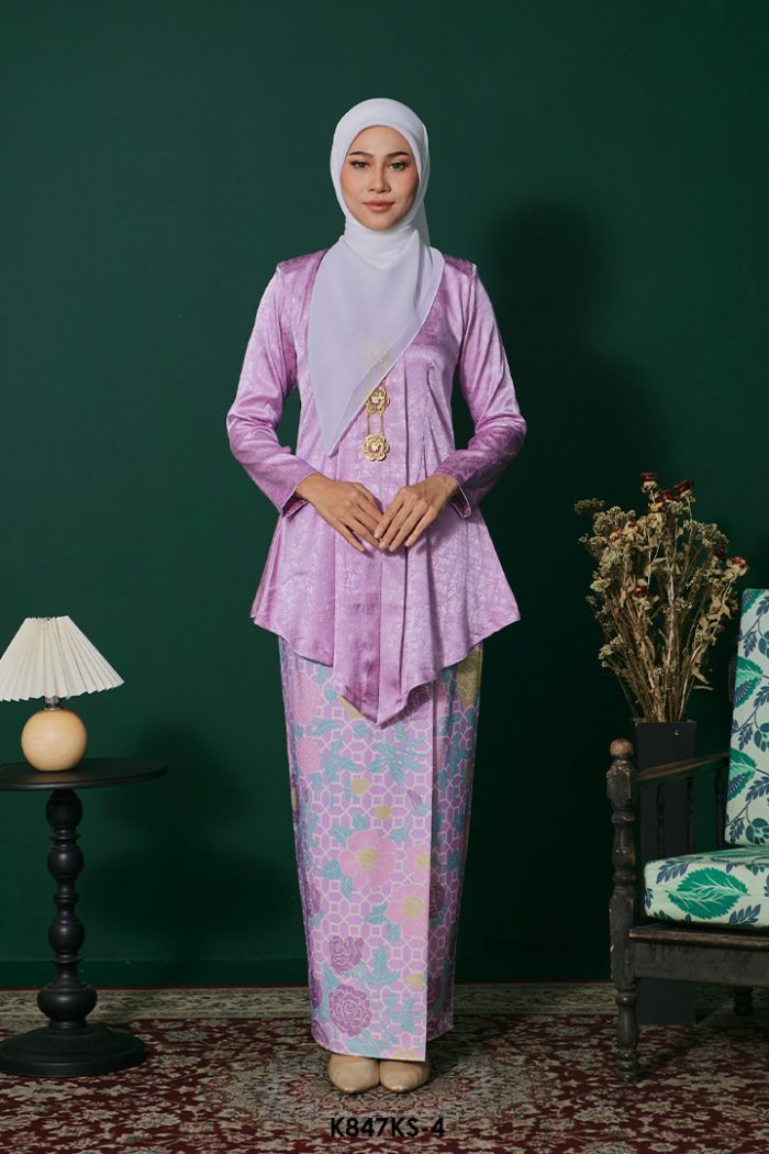 Kebaya Saloma in Orchid Purple (K847KS-4)