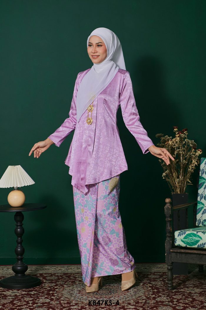 Kebaya Saloma in Orchid Purple (K847KS-4)