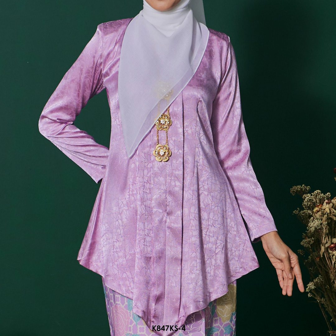 Kebaya Saloma in Orchid Purple (K847KS-4) - Image 3