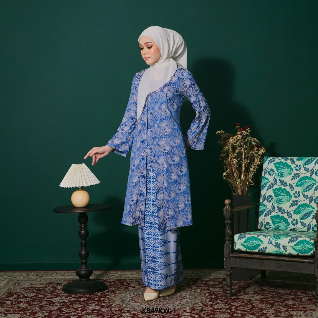 Kebaya Wilda in Dark Blue (K849KW-1) - Image 2
