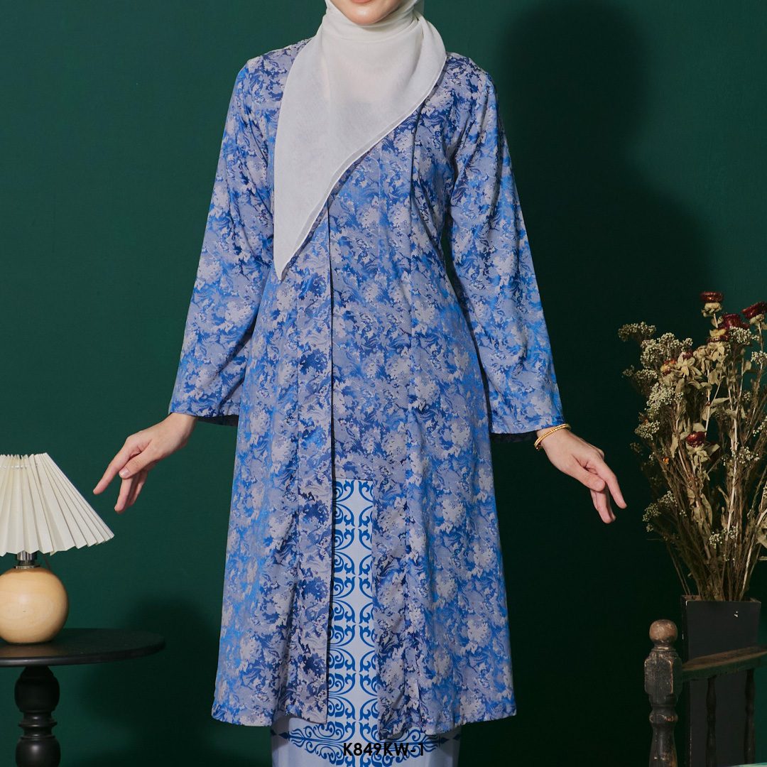 Kebaya Wilda in Dark Blue (K849KW-1) - Image 4