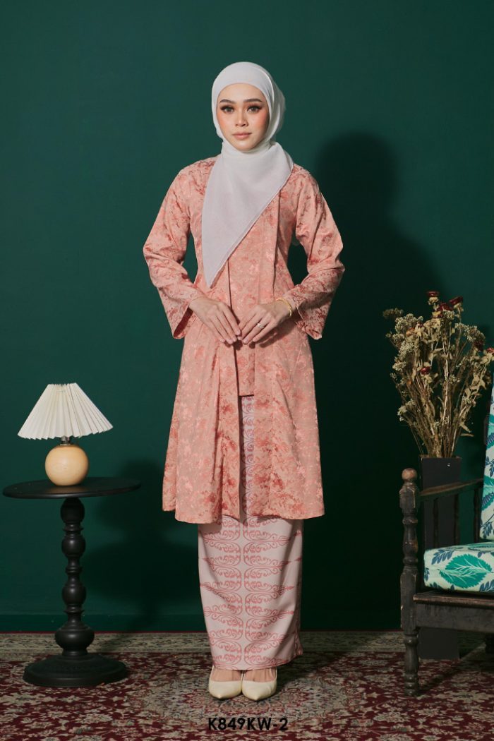 Kebaya Wilda in Salmon (K849KW-2)