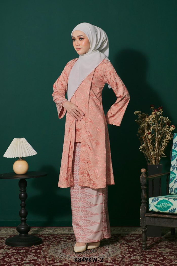 Kebaya Wilda in Salmon (K849KW-2)