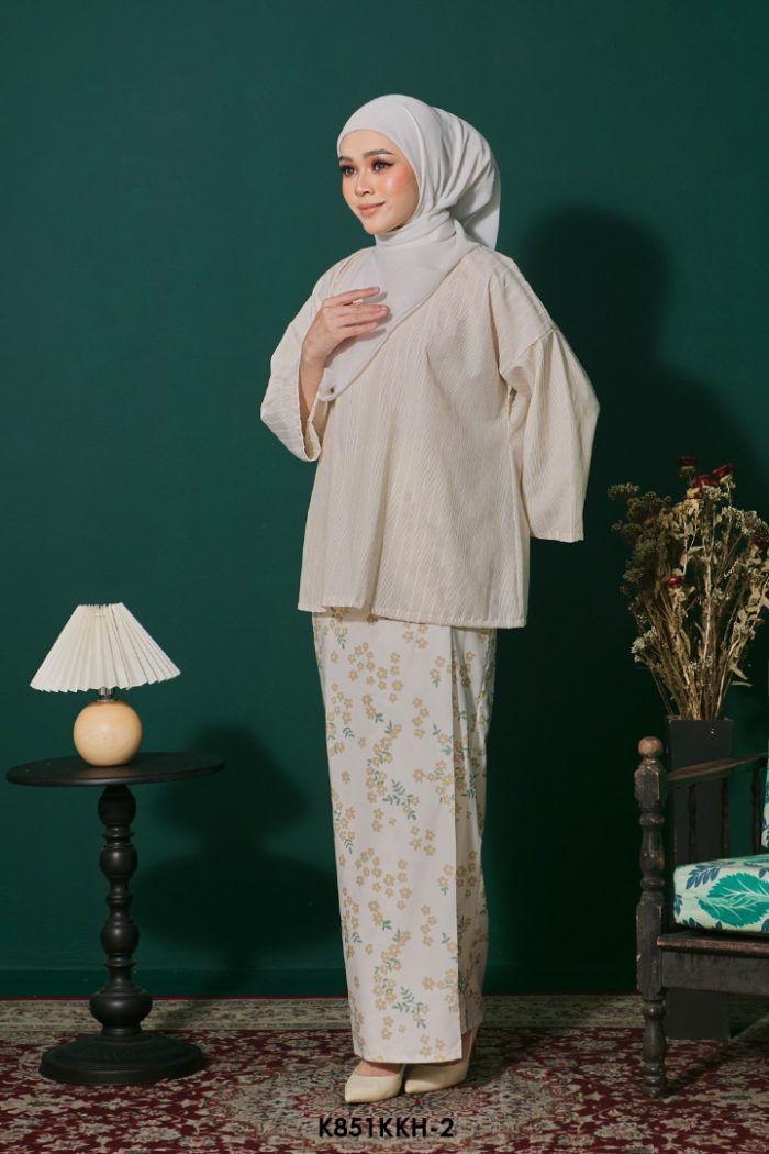 Kurung Kedah 3.0 in Cream (K851KKH-2)