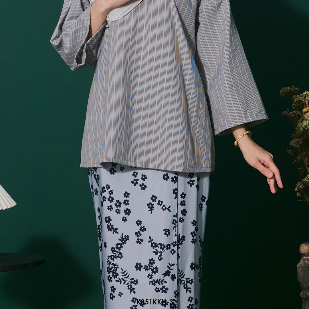 Kurung Kedah 3.0 in Grey (K851KKH-3) - Image 3