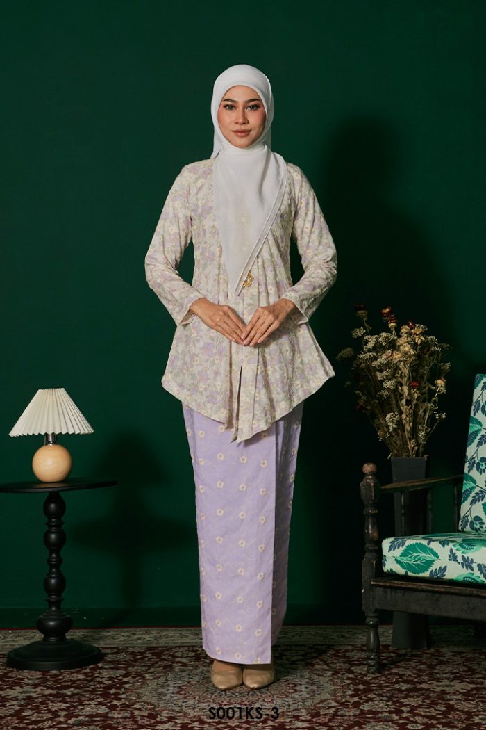 Kebaya Saloma in Lilac (S001KS-3)