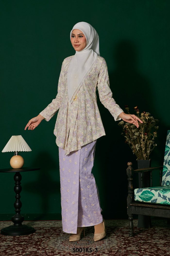 Kebaya Saloma in Lilac (S001KS-3)