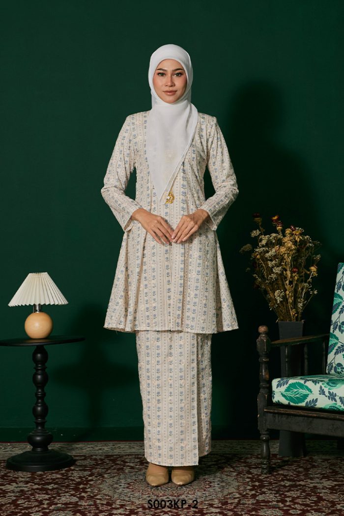 Kebarung Kalthom Petite in Dusty Blue (S003KP-2)