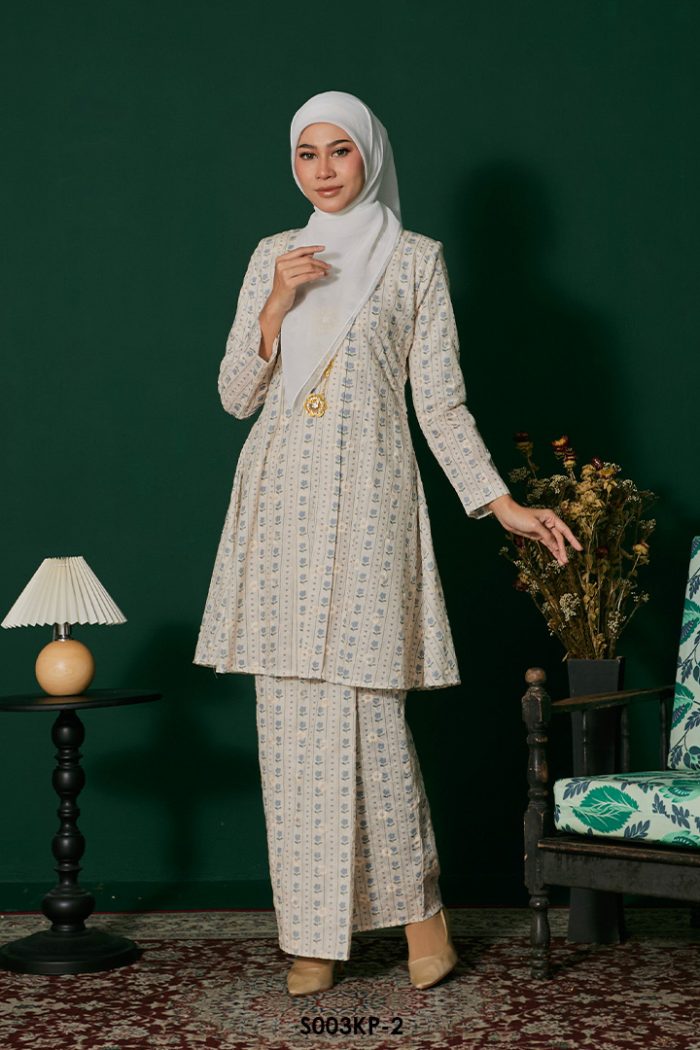 Kebarung Kalthom Petite in Dusty Blue (S003KP-2)