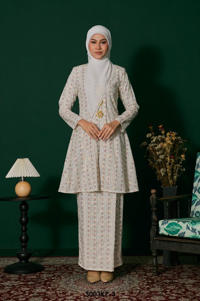 Kebarung Kalthom Petite in Green Pink (S003KP-3)