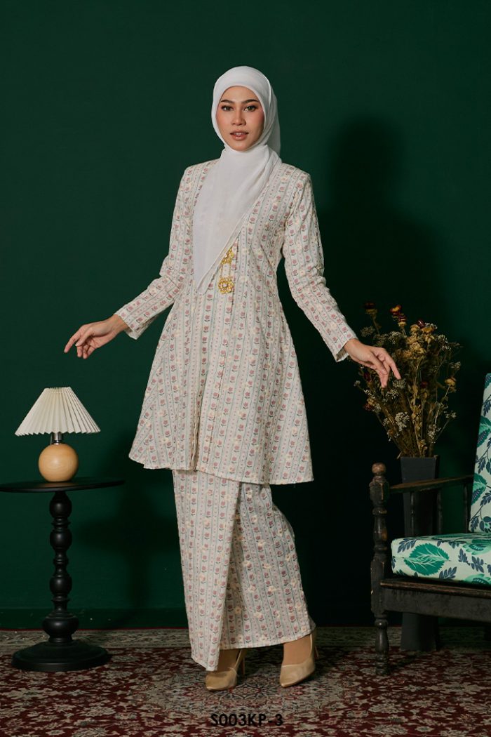 Kebarung Kalthom Petite in Green Pink (S003KP-3)