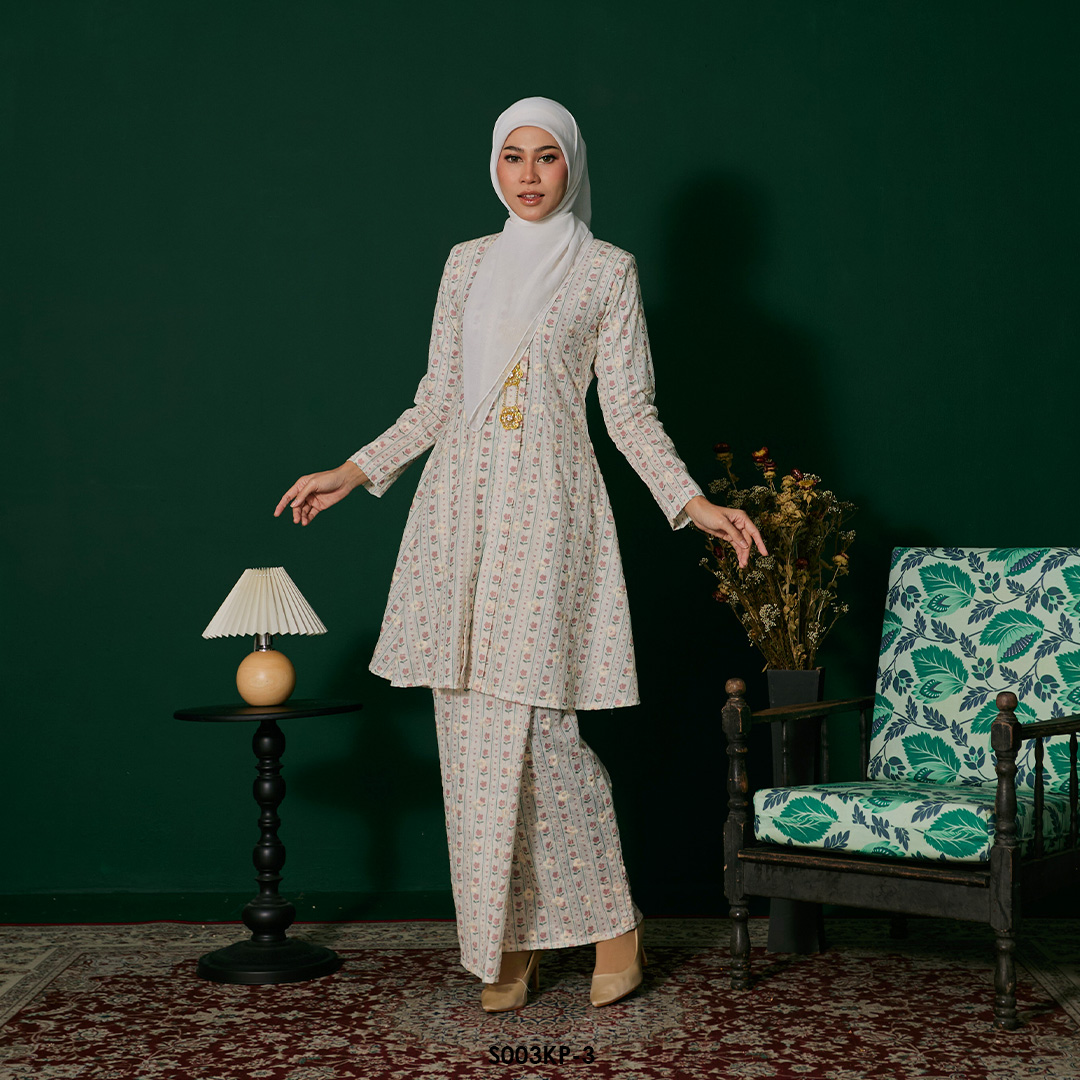 Kebarung Kalthom Petite in Green Pink (S003KP-3) - Image 2