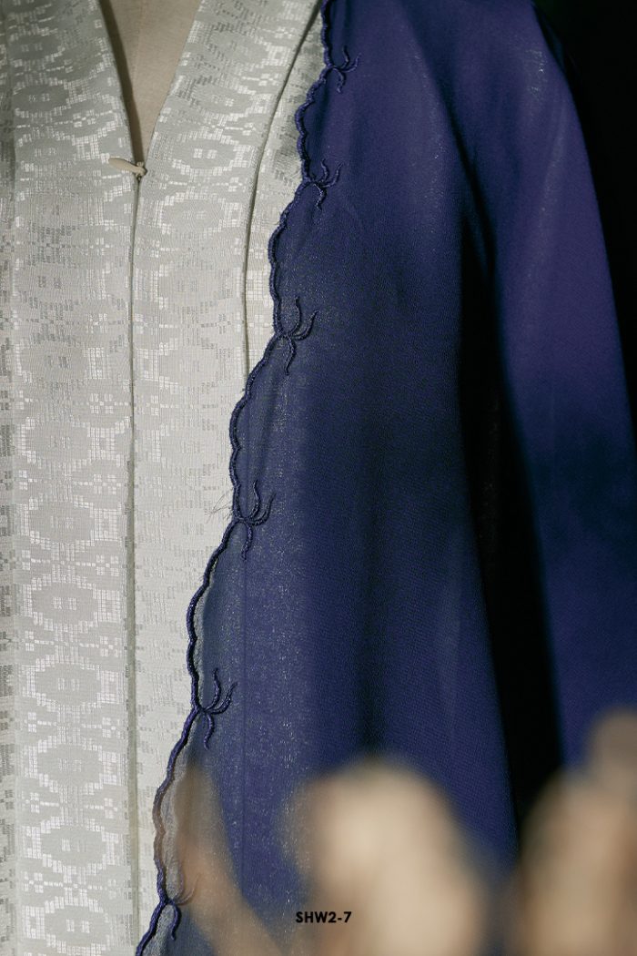 Widuri Shawl in Midnight Blue (SHW2-7-F)