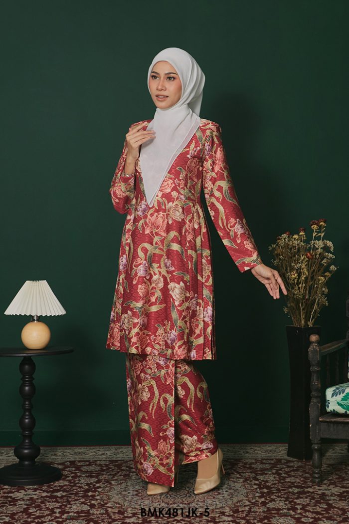 Juliana Kurung Batiq Mia in Red (BMK481JK-5)
