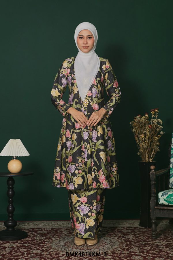 Kebarung Batiq Mia in Faded Black (BMK481KKM-3)