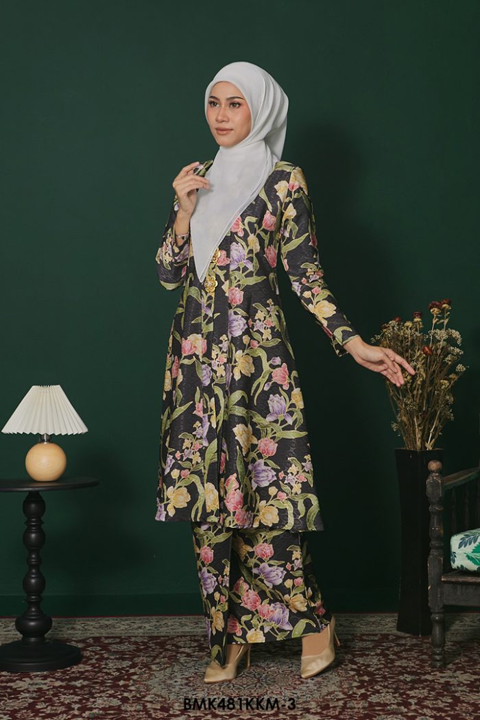 Kebarung Batiq Mia in Faded Black (BMK481KKM-3)