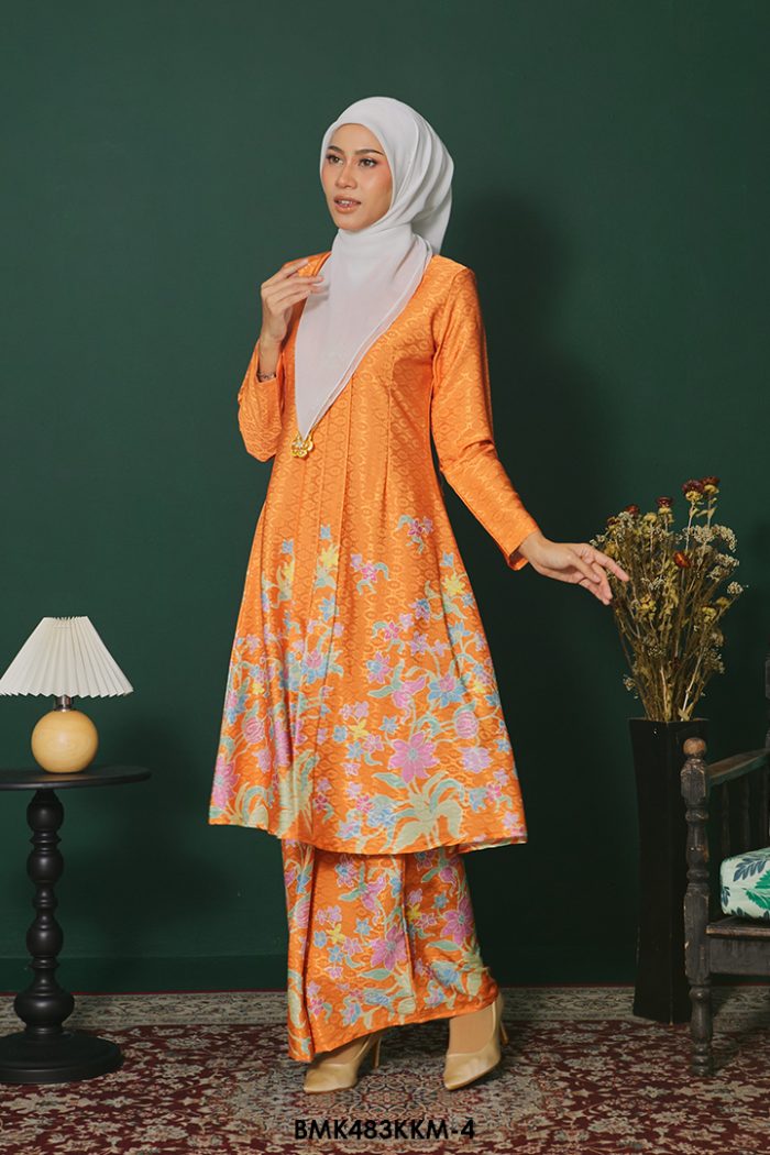 Kebarung Batiq Mia in Tangerine (BMK483KKM-4)
