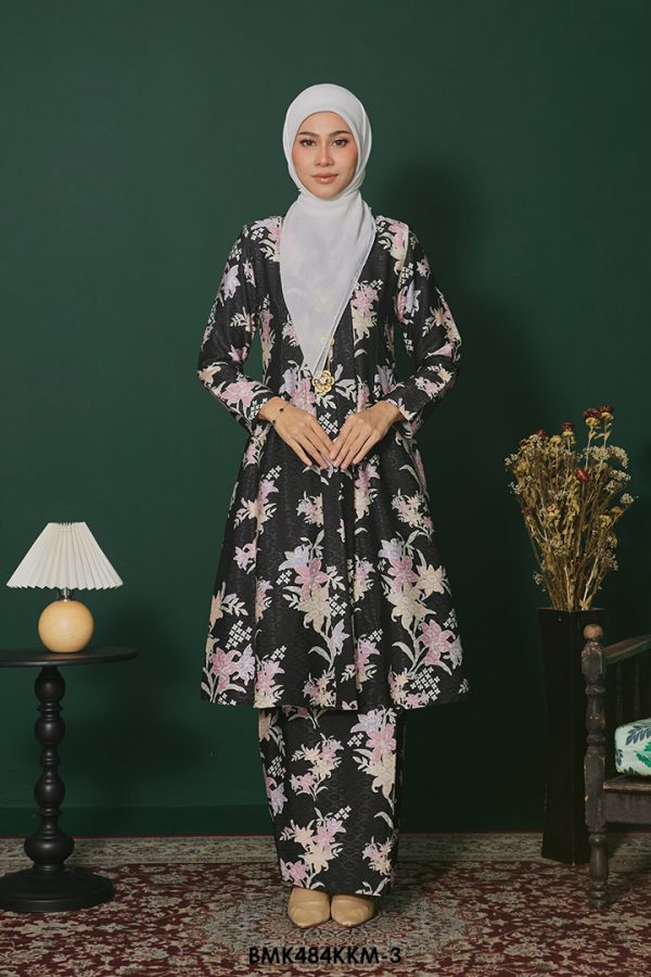 Kebarung Batiq Mia in Black (BMK484KKM-3)