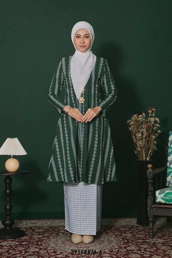 Kebarung Kalthom in Emerald Green (3915KKM-6)