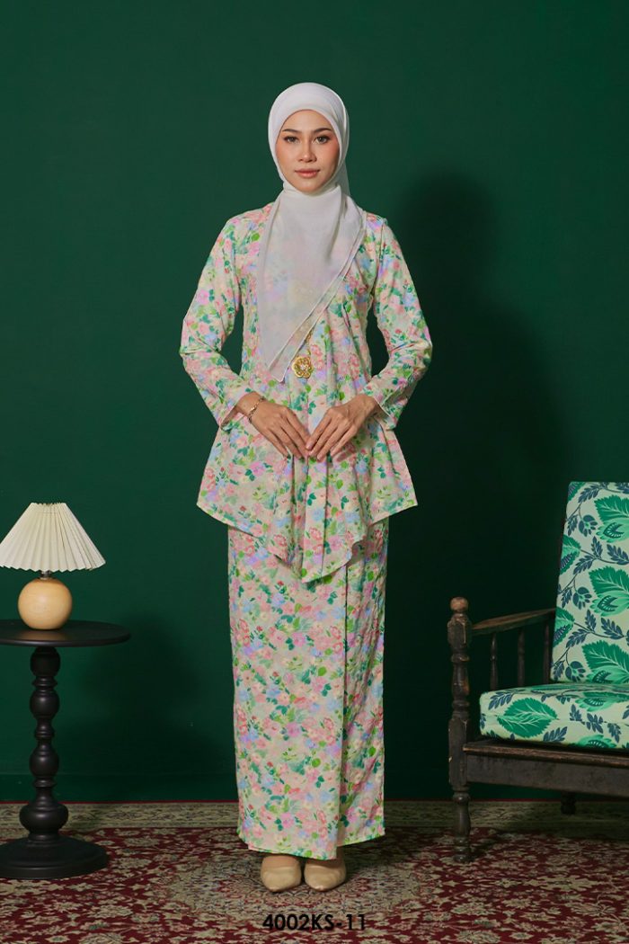 Kebaya Saloma in Seafoam Green (4002KS-11)