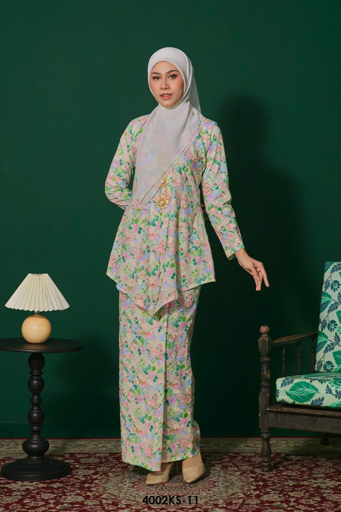 Kebaya Saloma in Seafoam Green (4002KS-11)