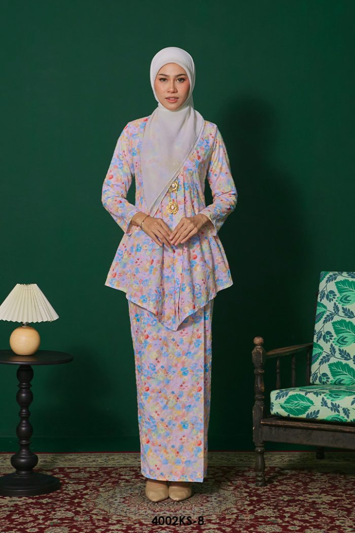 Kebaya Saloma in Blue (4002KS-8)