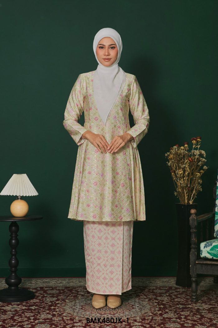 Juliana Kurung Batiq Mia in Pastel Green (BMK480JK-1)