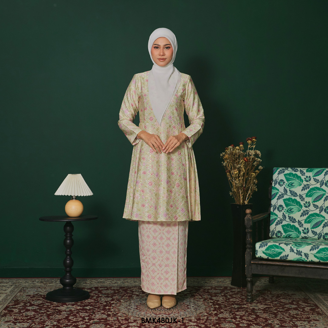 Juliana Kurung Batiq Mia in Pastel Green (BMK480JK-1)