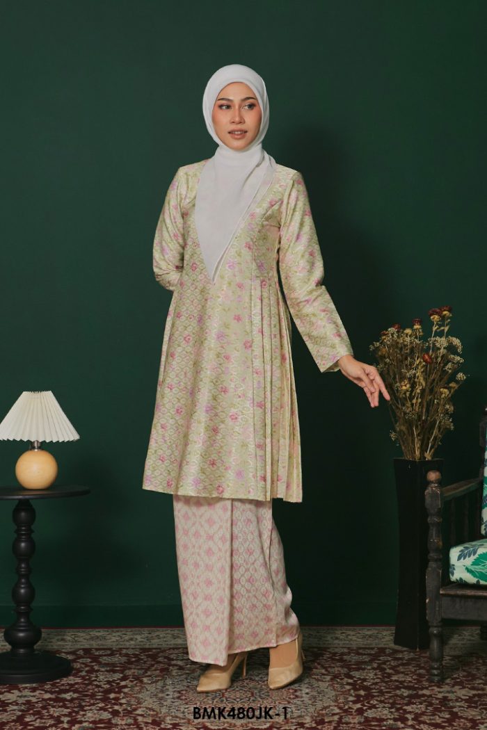 Juliana Kurung Batiq Mia in Pastel Green (BMK480JK-1)