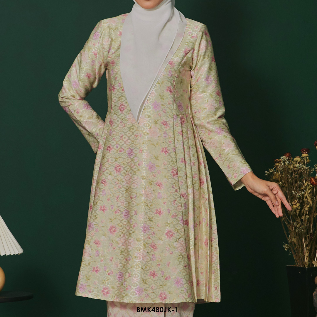 Juliana Kurung Batiq Mia in Pastel Green (BMK480JK-1) - Image 4